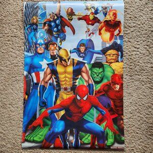 Marvel Heroes Comic Wall Art Poster Spiderman Wolverine Captain America Hulk